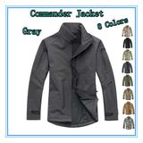 Military Army Softshell Jacket Waterproof Windproof Commander Jacket with SGS Standards