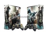 Crystal Epoxy Skin Sticker Colourful for xBox360 Slim Console - 101 Themes