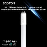 20W LED T8 Tube Workable with Electronic Ballast Rotating G13