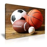 Balls Wall Art Canvas Printed Painting for Wall Decoration