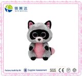 Plush Cute Big Eyes Raccoon Stuffed Toy