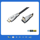 Male to Right Angle Male Metal Head HDMI Cable/Computer Cable