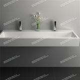 Modern Design Solid Surface Bathroom Mineral Casting Wash Basin/Sink (JZ9023)
