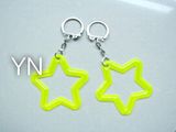 Reflective Key Chain with Stars