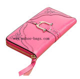 Fashion Real Leather Wallet for Lady (MH-2063 pink)