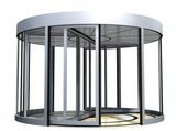 Automatic Revolving Door, Two Wings, Lenze Motor 2PCS, Sliding Auto Door by Dunker Motor