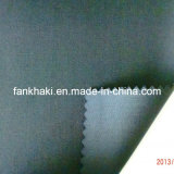 Plain Black Woolen Worsted Fabric Suit (FKQD37800/4)
