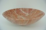 Modern Marble Coral Red Marble Sink