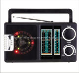 FM/TV/AM/SW1-9 12 Band Radio Receiver with Flash Light (BW-F901L)