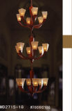 Copper+Glass European Light Chandelier Lamp