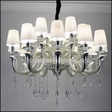 Aluminium Die-Casting Chrome Large Pendant Chandelier (S8827-12+6)