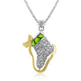 Special Holiday Stocking CZ Necklace (119254)