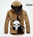 Men Outdoor Hunting Camping Waterproof Coats Jacket Hoodie Khaki XS - XXL