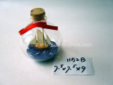 Fancy Bottle Ships, Glass Holiday Gifts (DT1152B)
