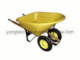 8cuft Poly Wheel Barrow (wooden handles)