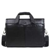 Man Shoulder Computer Tote Leather Bag (MD28131)