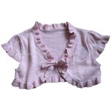 Infants' Pink Ruffle Shawl