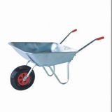 Wheel Barrow with Galvanized Tray, Single Wheel