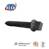 Rail Timber Screw, Carbon Steel Railroad Screw Spike