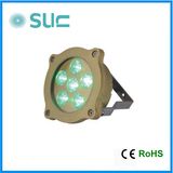 Professional 3W/6W IP68 LED Brass Underwater Light