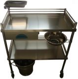 Stainless Steel Medical Treatment Trolley (THR-MT035)