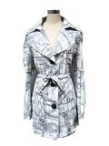 Printed Lady's Trench