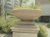 China Granite Flower Pot Carving and Sculpture