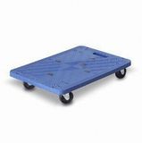 Plastic Platform Cart with Four Swivel Casters