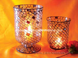 Elegant Mosaic Candle Holders (Zibo Modern)