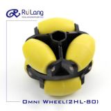 Omnidirectional Robot Wheel Caster Wheel Omniwheel Foot 2hl-80 DIY Record Passenger