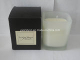 Square Glass Jar Scented Organic Candle