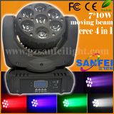 7*15W Disco LED Stage Bulb Moving Head Beam Light (SF-122)