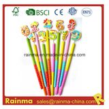 Wooden Craft Pencil with Figure Top
