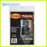 Cheap Disposable Poncho PE Rain Poncho (Rpe-076)