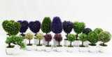 Artificial Plastic Plants and Flowers of Small Bonsai Plants