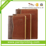 2014 Popular Hard Cover Leather Notebook (QBN-1119)