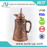 ABS Copper Colored Vacuum Water Jug in Arabic Style with Glass Inner