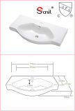 Wholesale Grade a Porcelain Bathroom Furniture Sinks with Cupc (SN1540-70)