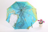 Earth Printing Straight Umbrella (BD-25)