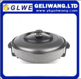 1500W Electric Half Glass Cover Pizza Pan
