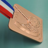 2014 Custom Embossed Bronze Medal for Souvenir