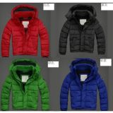 Thick Down Jacket Navy Winter Outwear