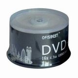 Recordable Write-Once DVD-R with 4.7GB Capacity, 8x/16x Writing Speed and 120 Minutes Playing Time (OF-DVD-023)