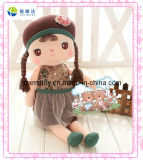 New Design Cute Girl Cheap Plush Doll (XDT-0195)