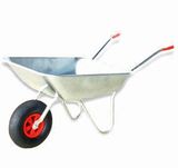 Wheelbarrow with Pb-Free/UV-Resistant Powder Coating, Easy to Assemble