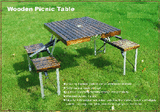 Wooden Picnic Table