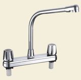 Double Handle ABS Kitchen Faucet