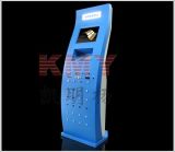 Curvilineal Self Service Touchscreen Ticket Printing Kiosk