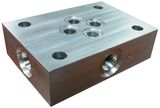 Pneumatic Aluminum Block Manifold Solenoid Air Valve Base