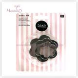 Bakeware Flower-Shaped Stainless Steel Biscuit/Cookie Cutter (set of 3)